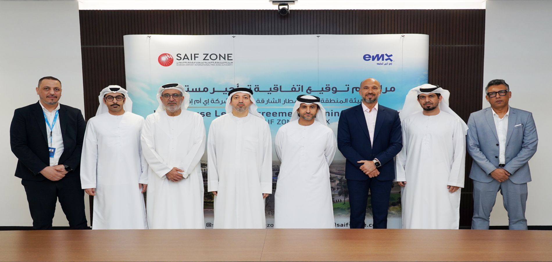 SAIF Zone, EMX sign agreement for 6500 sq. ft. logistics warehouse to boost logistics sector and expand express delivery services